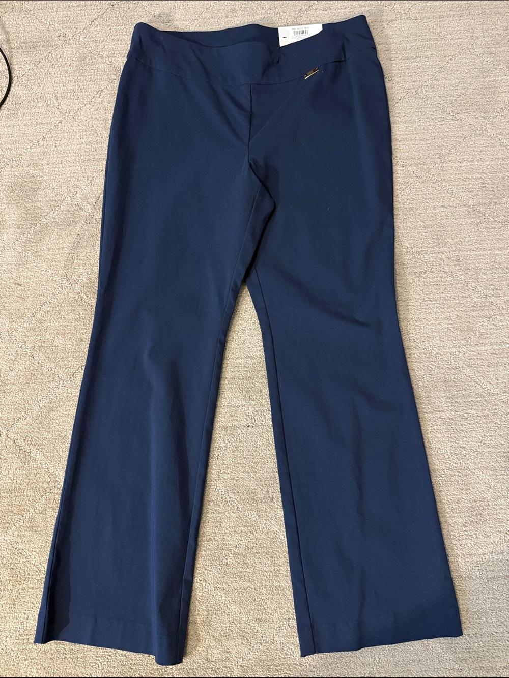 INC Mini Bootcut Slacks in Indigo Sea 14P NWT